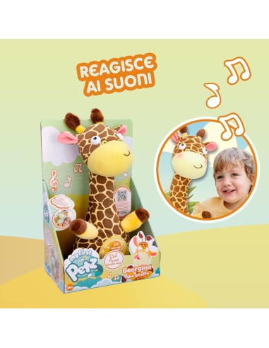 My First Club Petz Georgina La Giraffa, peluche interattivo, canta ...