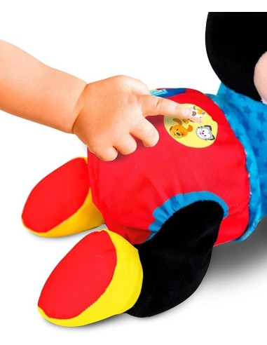 Clementoni, Disney Baby Mickey, Peluche Interattivo, Gattona con Me...
