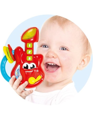 Clementoni Baby Gitar, Sonaglino Elettronico, Chitarra Giocattolo p...