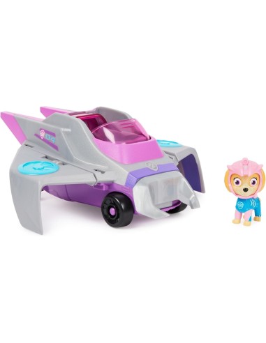 Paw Patrol, veicolo trasformabile Aqua Pups di Skye, personaggio Sk...