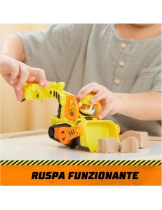 Rubble & Crew, veicolo da lavoro di Rubble, bulldozer giocattolo co...