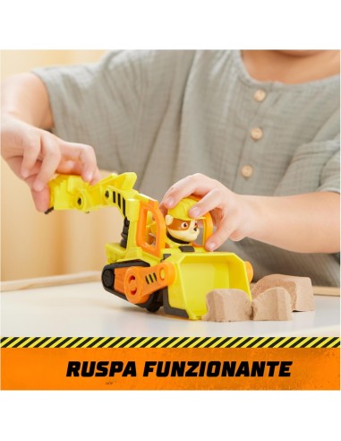 Rubble & Crew, veicolo da lavoro di Rubble, bulldozer giocattolo co...