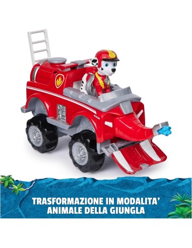 PAW Patrol Jungle Pups, veicolo elefante di Marshall, personaggio M...