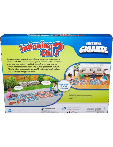 Indovina Chi? Edizione Gigante, gioco da tavolo 90x100 cm, 8+ anni,...
