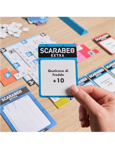 Scarabeo Extra, espansione del gioco Scarabeo, 2 giochi da tavolo i...