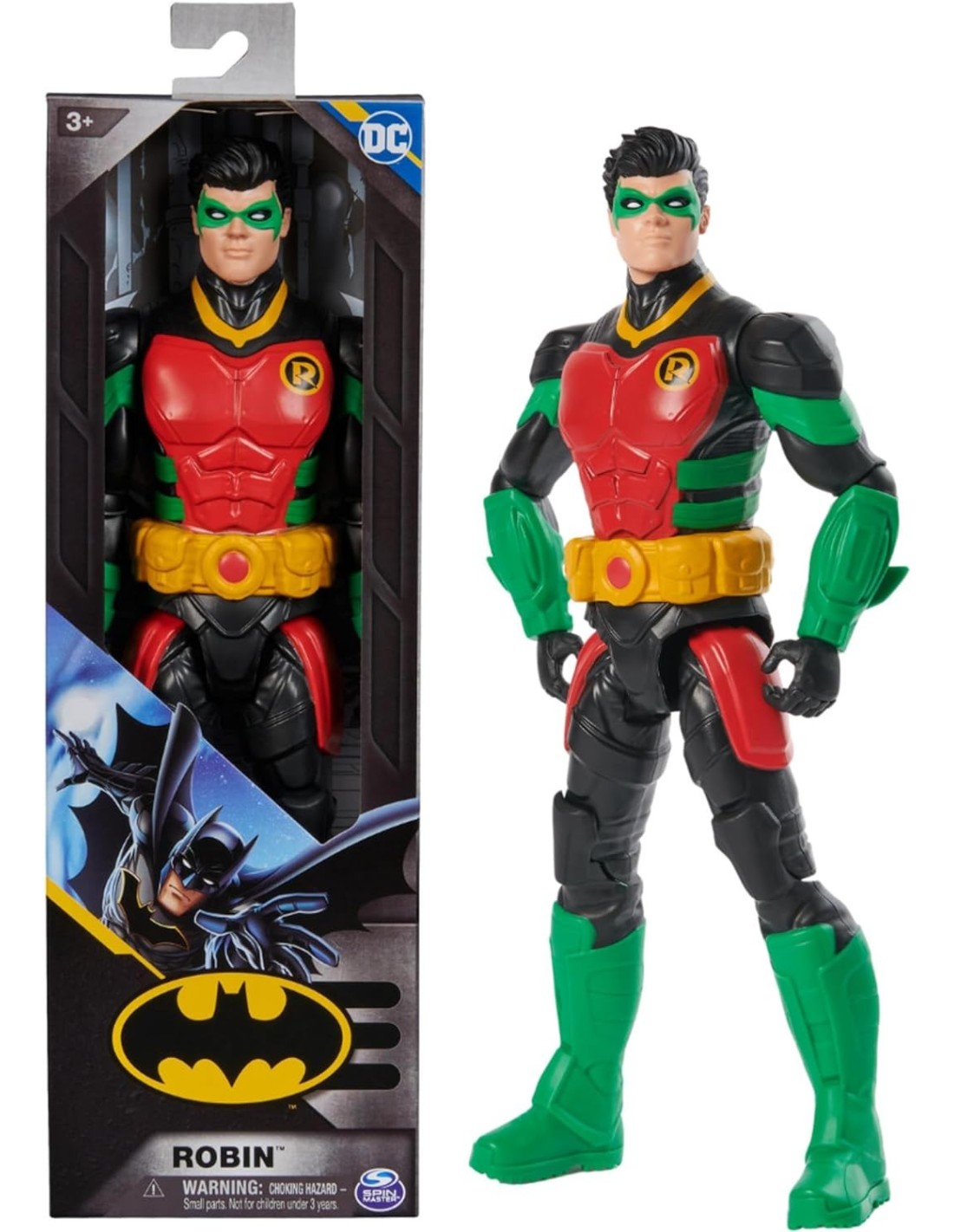 Action Figure Robin, DC Comics, alta 30 cm, con 11 punti di articol...