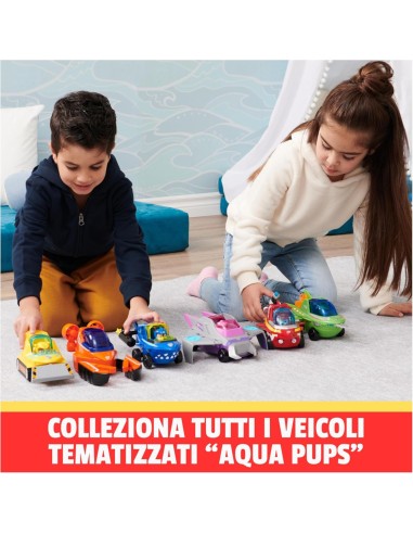 Paw Patrol Aqua Pups, veicolo trasformabile di Rocky, personaggio R...