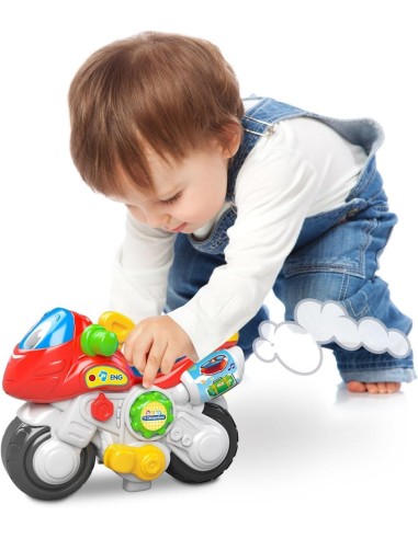 Clementoni-Baby Ale Moto Mondiale, Moto Elettronica Interattiva per...