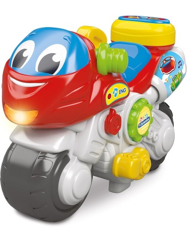Clementoni-Baby Ale Moto Mondiale, Moto Elettronica Interattiva per...
