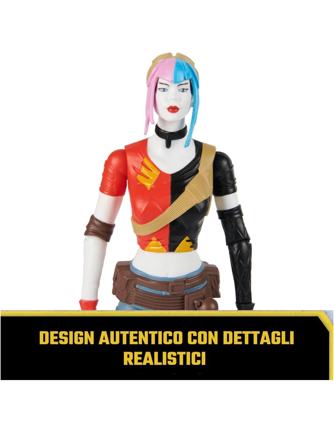 DC Comics, Harley Quinn da 30 cm, Supereroe Giocattolo Snodabile, P...