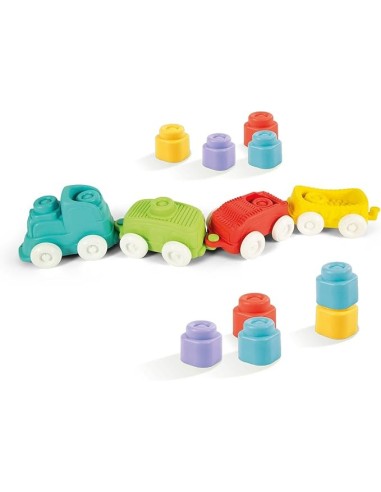 Clementoni Soft Clemmy, Trenino Sensoriale con Mattoncini Morbidi, ...