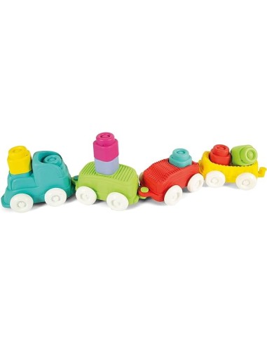Clementoni Soft Clemmy, Trenino Sensoriale con Mattoncini Morbidi, ...