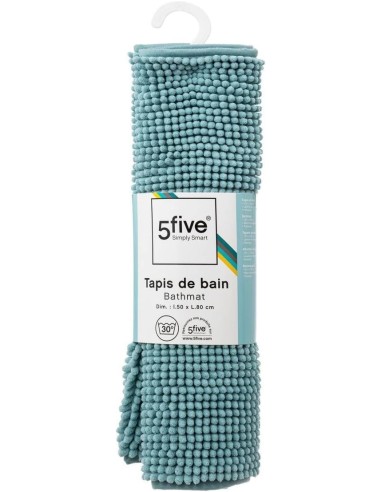 5five - Tappeto da Bagno Colorama Artic Blue 50x80 cm, Tappeto Intr...