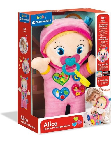 Clementoni - Baby Alice, la Mia Prima Bambola, 10+ Mesi su Shop in ...