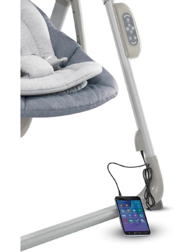 ALTALENE E SDRAIETTE: vendita online Inglesina Wave Altalena Butter: Dondolo con Melodie, Stimolazione Sensoriale e Connettiv...