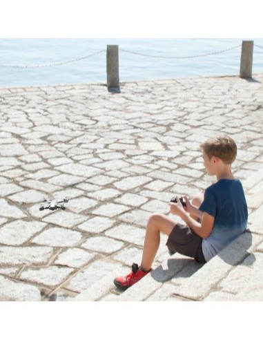 Rocco Giocattoli, Drone Pieghevole, luci LED, fotocamera regolabile...