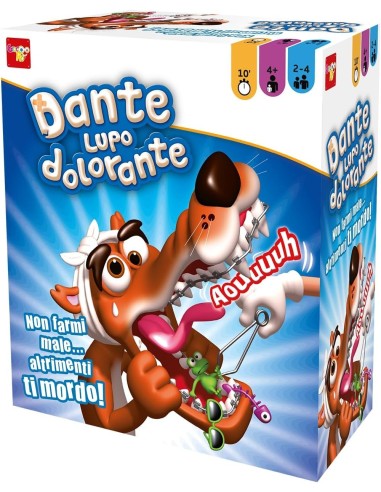 Rocco Giocattoli - Dante Lupo Dolorante, Gioco Interattivo, Aiuta i...
