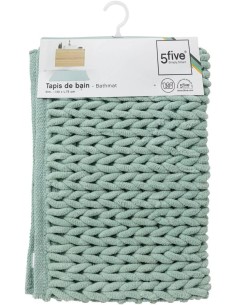 5five Tappeto da Bagno Colorama, 50x75 cm, Artic Blue, Intrecciato,...