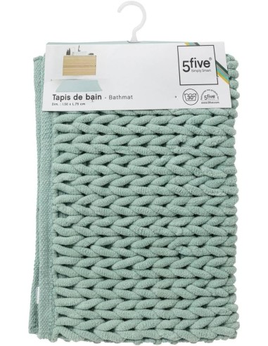5five Tappeto da Bagno Colorama, 50x75 cm, Artic Blue, Intrecciato,...