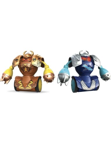 Rocco Giocattoli Robo Kombat Vichinghi Pacco Doppio, Robot con Arma...