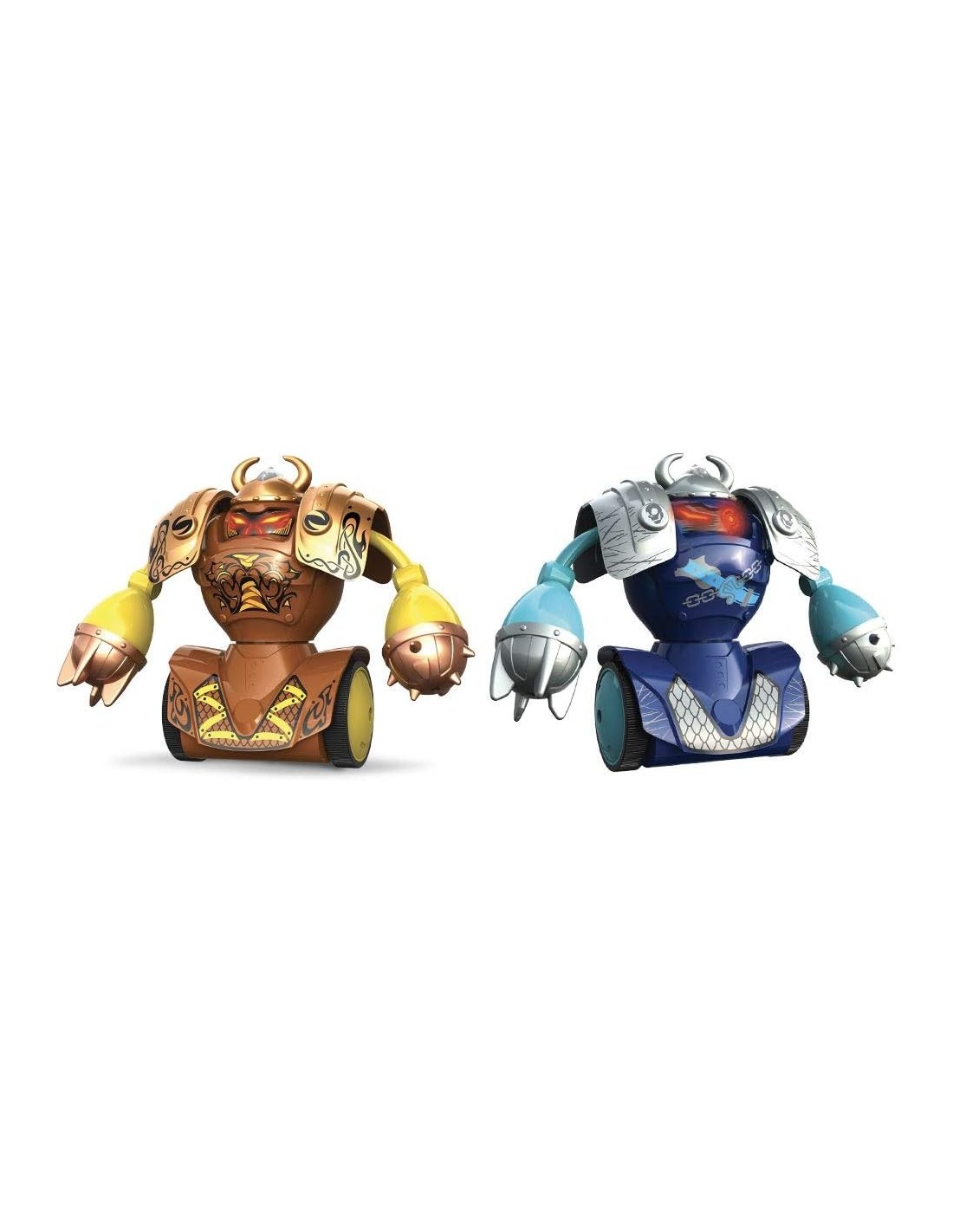 Rocco Giocattoli Robo Kombat Vichinghi Pacco Doppio, Robot con Arma...