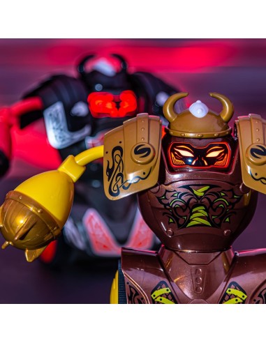 Rocco Giocattoli Robo Kombat Vichinghi Pacco Doppio, Robot con Arma...