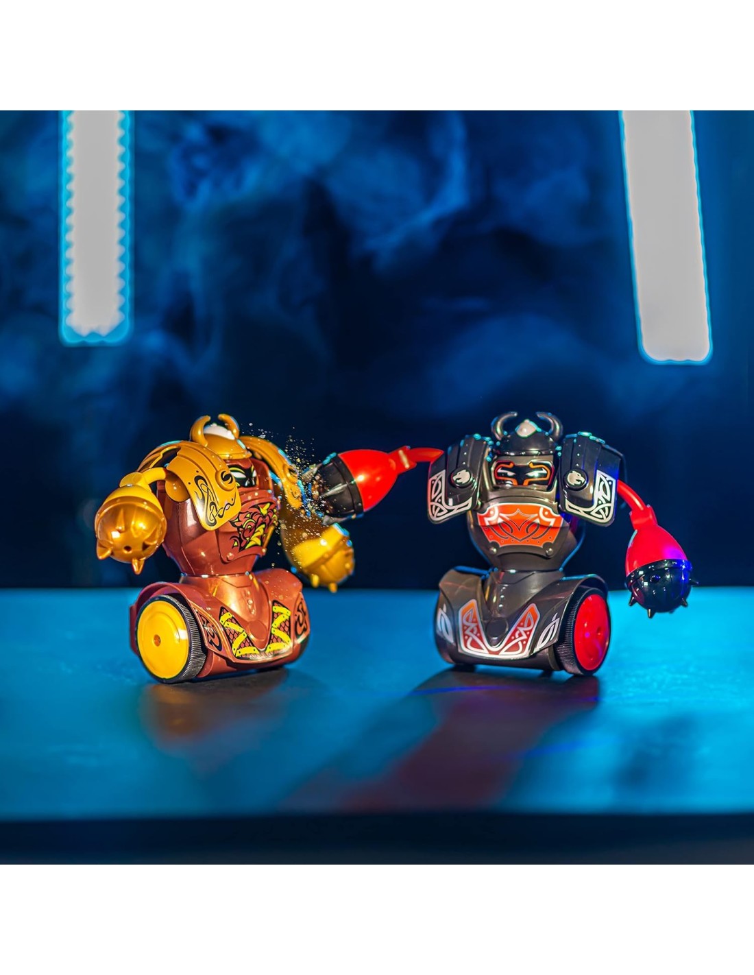 Rocco Giocattoli Robo Kombat Vichinghi Pacco Doppio, Robot con Arma...
