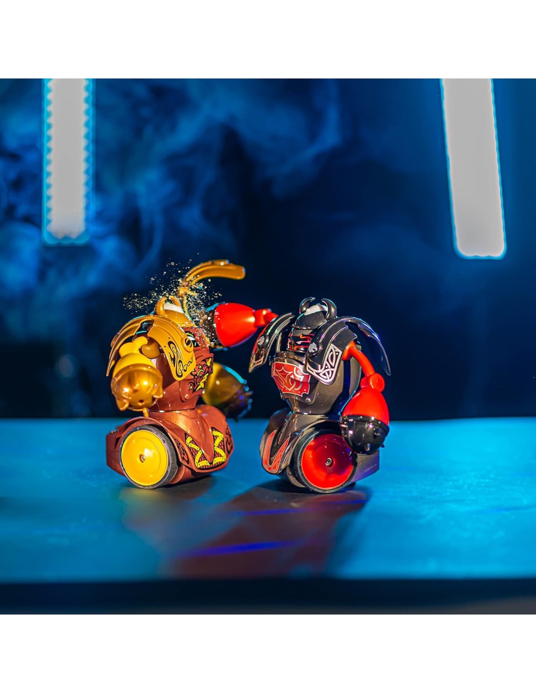 Rocco Giocattoli Robo Kombat Vichinghi Pacco Doppio, Robot con Arma...