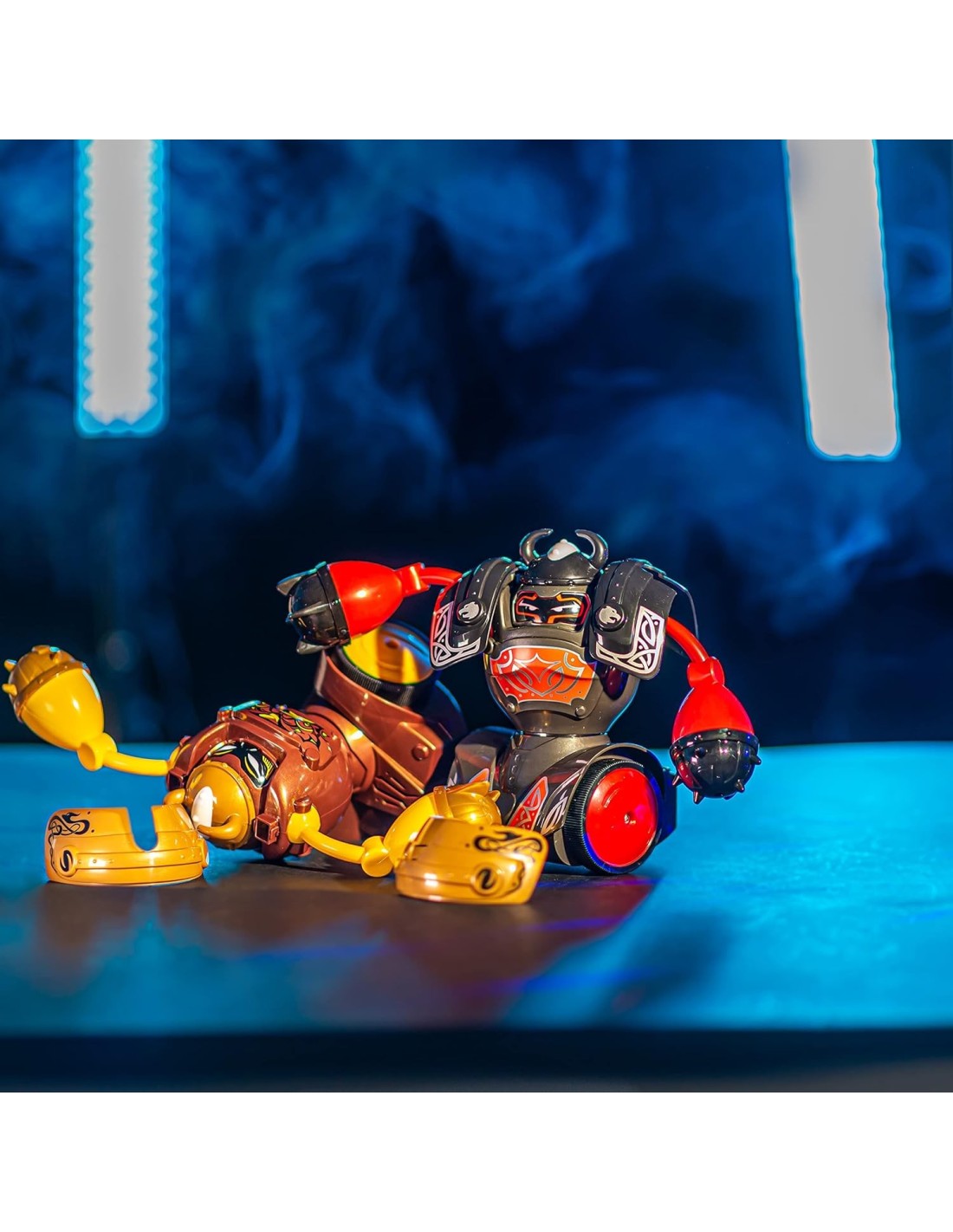 Rocco Giocattoli Robo Kombat Vichinghi Pacco Doppio, Robot con Arma...