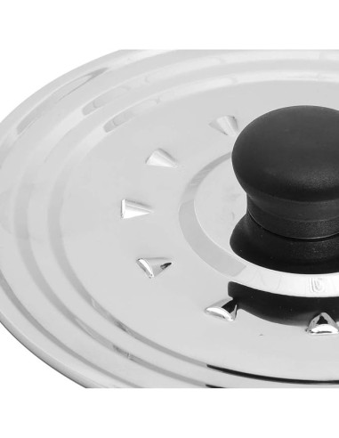 Coperchio Inox D26/28/30, Acciaio Inox 18/8, Coperchio Universale, ...
