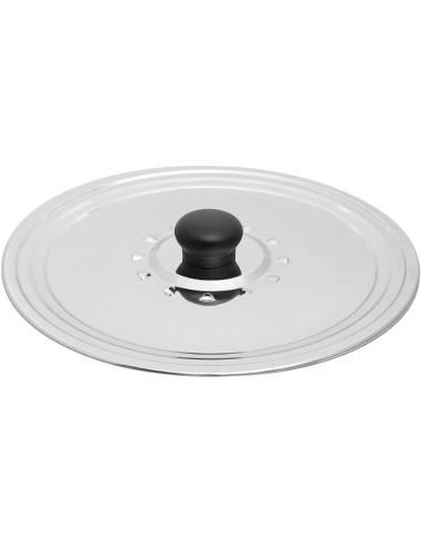 Coperchio Inox D26/28/30, Acciaio Inox 18/8, Coperchio Universale, ...