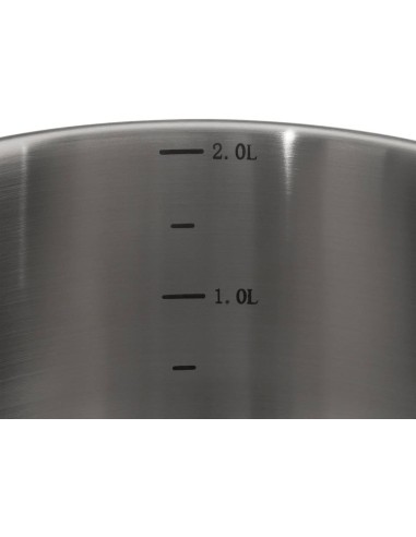 5five, Casseruola in Acciaio Inox 18 cm, Capacità 2 Litri, Utensile...