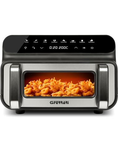 G3 Ferrari G10181 Friggitrice e Griglia ad Aria BBQ, 2000W, 10 Litr...