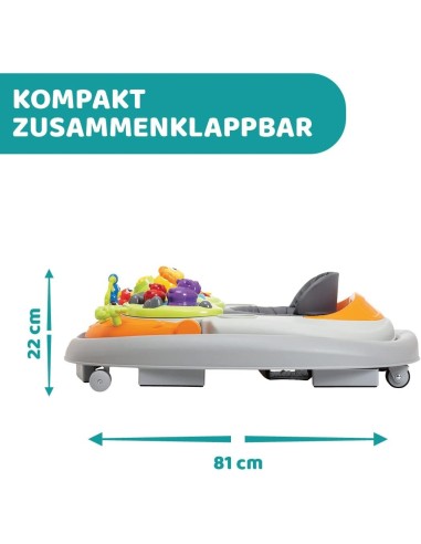 SEGGIOLONI GIRELLI ECC: vendita online Chicco Girello Walky Talky 5 M+, Grey Wave – Sedia Multifunzione per la Prima Infanzia...