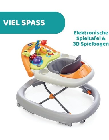 SEGGIOLONI GIRELLI ECC: vendita online Chicco Girello Walky Talky 5 M+, Grey Wave – Sedia Multifunzione per la Prima Infanzia...