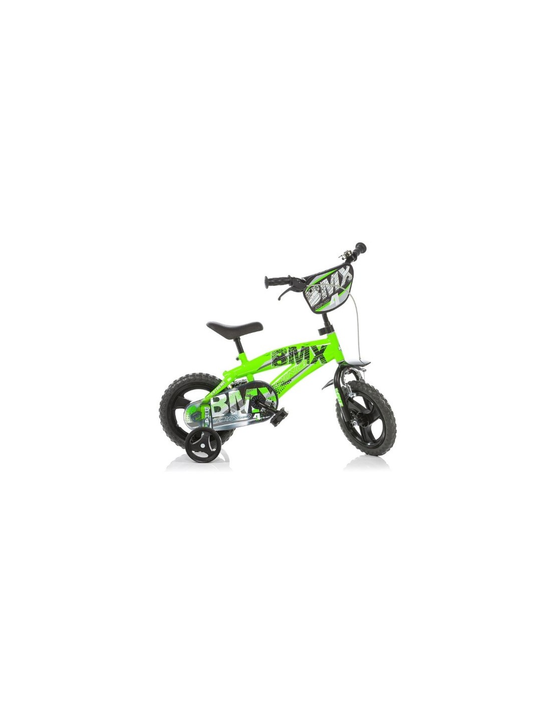 Bicicletta Bambini 12" Verde con Rotelline Stabilizzatrici – shopincasa.it