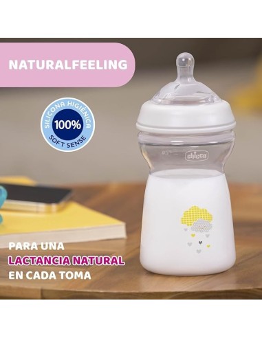 BIBERON - CIUCCETTI - TETTARELLE: vendita online Chicco Natural Feeling Biberon Anticolica 6+ Mesi - 330 ml, Tettarella Morbi...
