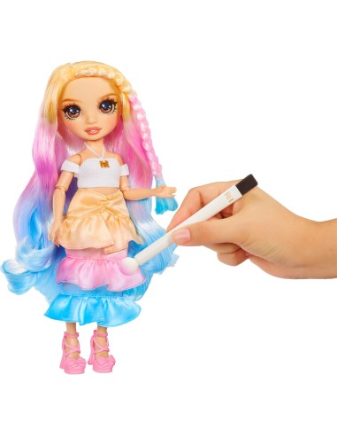 GIOCATTOLO PUBBLICIZZATO: vendita online Rainbow High Watercolour & Create DIY Fashion Doll, Acquerelli Lavabili, Kit Tie-Dye...