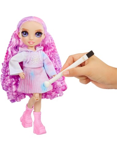 GIOCATTOLO PUBBLICIZZATO: vendita online Rainbow High Watercolour & Create DIY Fashion Doll, Acquerelli Lavabili, Kit Tie-Dye...