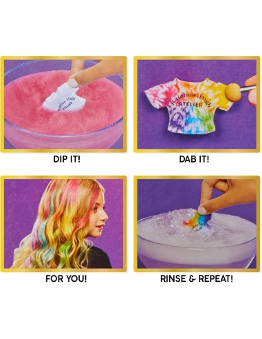 GIOCATTOLO PUBBLICIZZATO: vendita online Rainbow High Watercolour & Create DIY Fashion Doll, Acquerelli Lavabili, Kit Tie-Dye...
