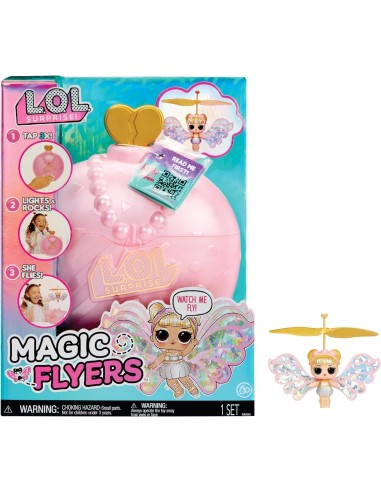 GIOCATTOLO PUBBLICIZZATO: vendita online LOL Surprise Magic Flyers - Sky Starling, Bambola Volante Guidata a Mano, Unboxing a...