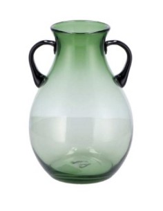 VASO 109080 NIHAD VETRO VERDE 21X31CM
