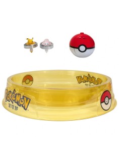 GIOCATTOLO PUBBLICIZZATO: vendita online POKEMON SET BATTLE SPINNER ARENA CON 2 PERSONAGGI INCLUSI PIKACHU E MEW in offerta