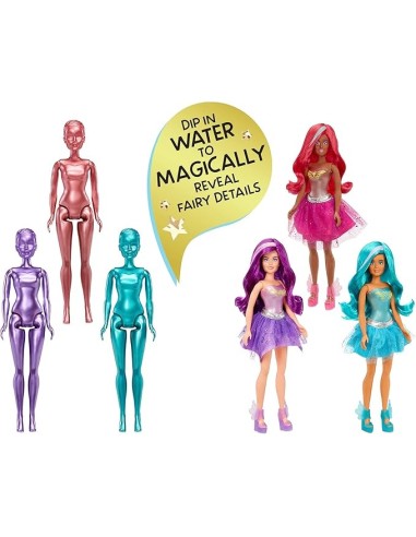 Dream Ella MGA Fate Cambiano Colore - Bambola da 29 cm con 7 Sorprese e Accessori