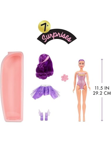 Dream Ella MGA Fate Cambiano Colore - Bambola da 29 cm con 7 Sorprese e Accessori