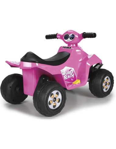 Feber Quad Racy 6V Rosa - Veicolo Elettrico per Bambini | shop in casa