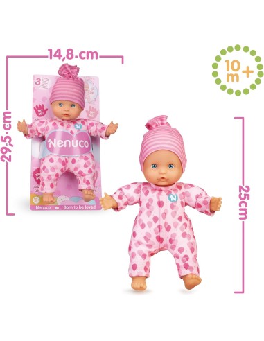 Nenuco Bambola Morbida con Suoni e 3 Funzioni - Giocattolo Interattivo per Bambini 10 Mesi+ | shop in casa