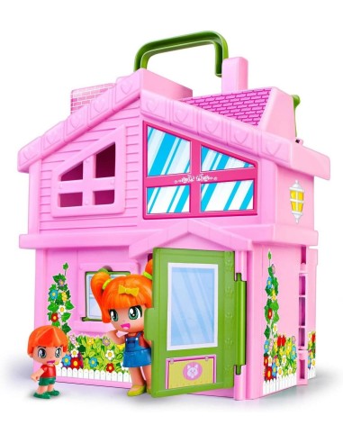 Pinypon Valigetta Casa Rosa Pieghevole - Giocattolo con Stanze e Accessori per Bambini 4+ | shop in casa