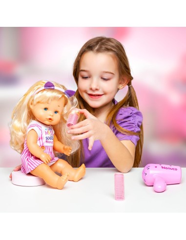 Nenuco School Hairstyle Bambola 35 cm - Accessori per Acconciature, Giocattolo Bambini 3+ | shop in casa