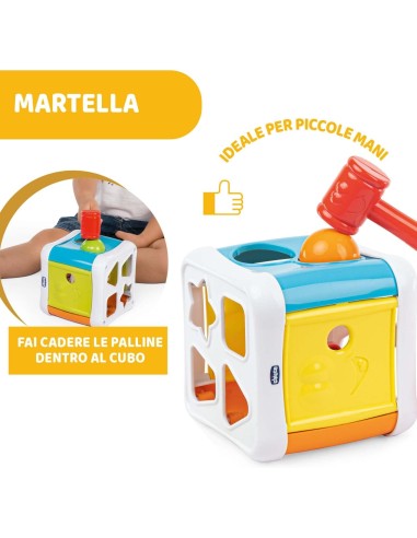 cubo incasatra e martella chicco | shop in casa
